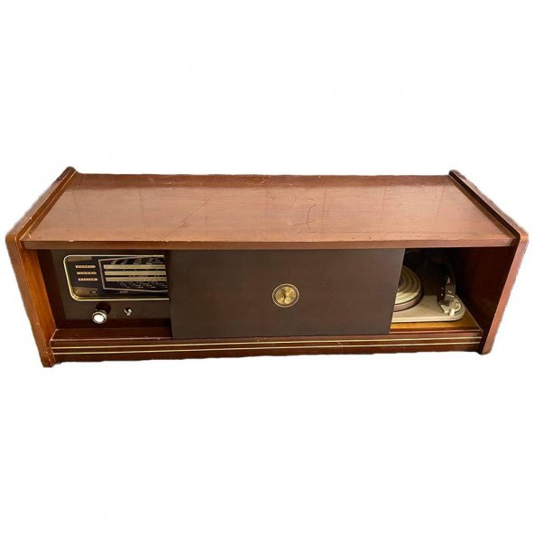 Ruco Antika Radyo Pikap 99x38x31 cm 036- Müzik Dolabı