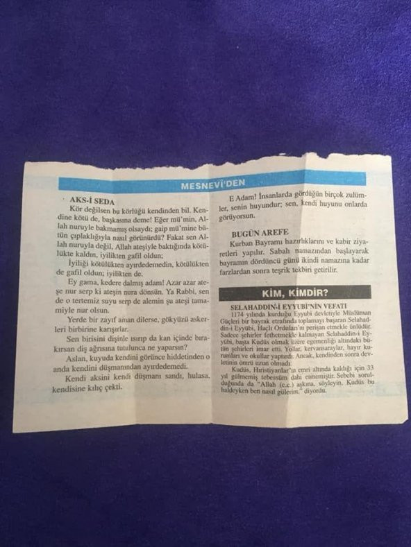 4 Mart 2001 Takvim Yaprağı - Nostalji Koleksiyonluk Takvim Yaprağı - Resim 2