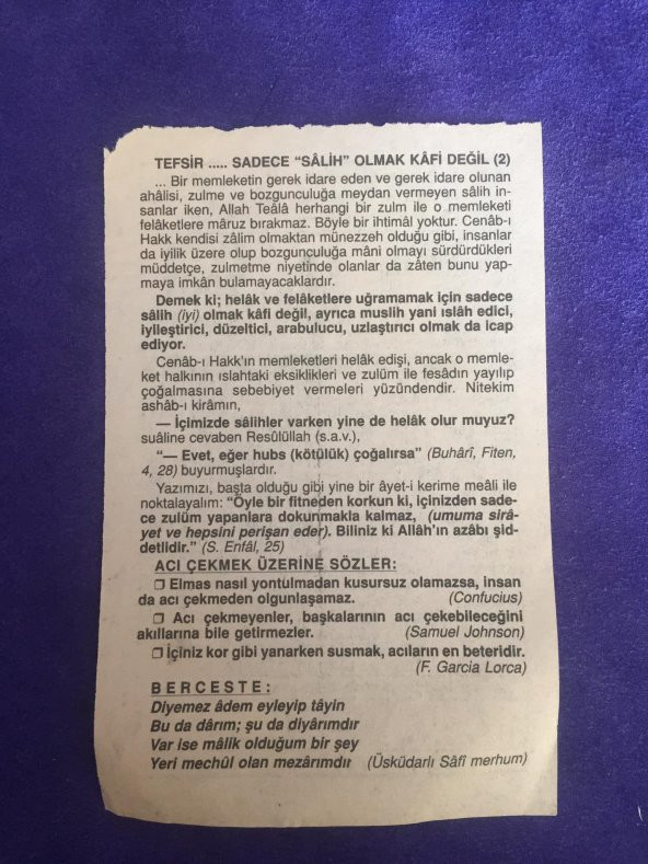 2 Mayıs 2001 Takvim Yaprağı - Nostalji Koleksiyonluk Takvim Yaprağı - Resim 2