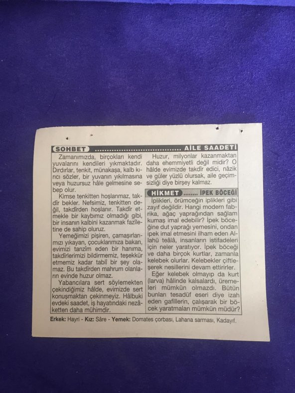 25 Ekim 2001 Takvim Yaprağı - Nostalji Koleksiyonluk Takvim Yaprağı B - Resim 2