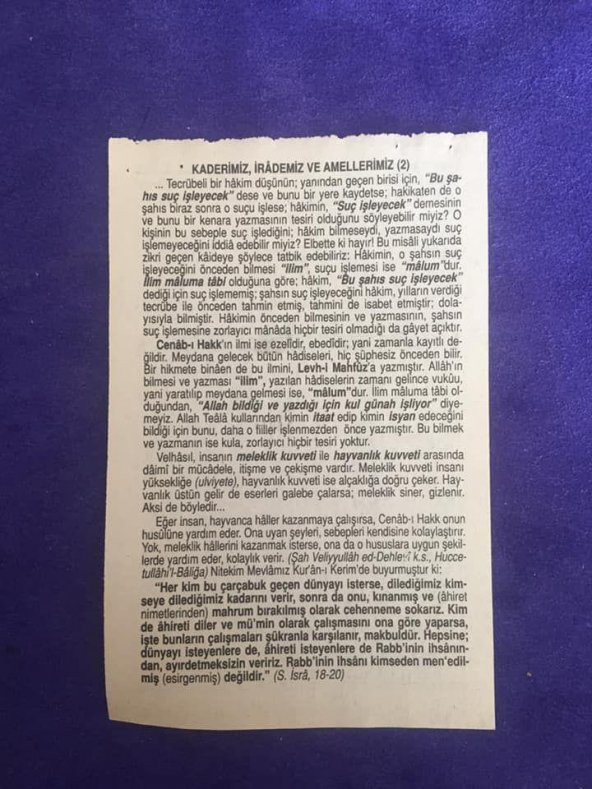 21 Ekim 2001 Takvim Yaprağı - Nostalji Koleksiyonluk Takvim Yaprağı - Resim 2