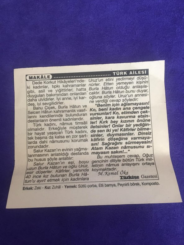 1 Kasım 2001 Takvim Yaprağı - Nostalji Koleksiyonluk Takvim Yaprağı C - Resim 2