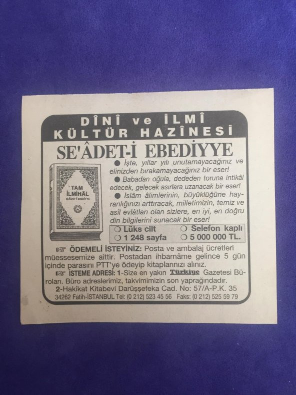 17 Aralık 2001 Takvim Yaprağı - Nostalji Koleksiyonluk Takvim Yaprağı B - Resim 2