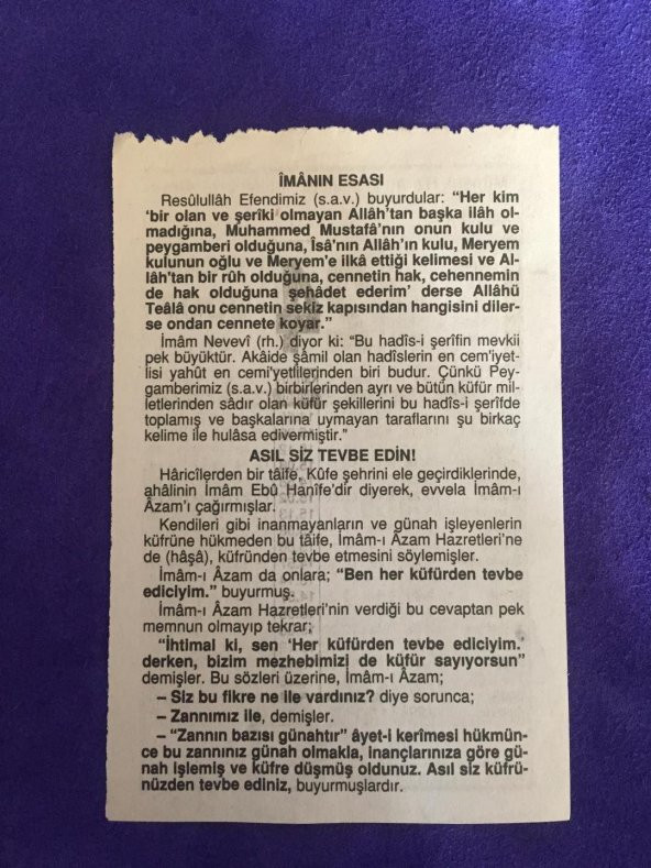 23 Ocak 2007 Takvim Yaprağı - Nostalji Koleksiyonluk Takvim Yaprağı - 2