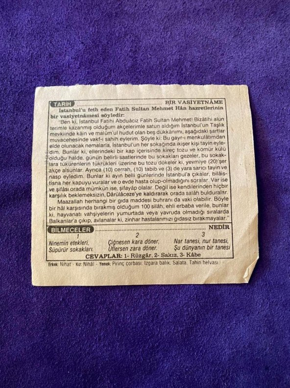 3 Mayıs 1990 Takvim Yaprağı - Nostalji Koleksiyonluk Takvim Yaprağı - Resim 2