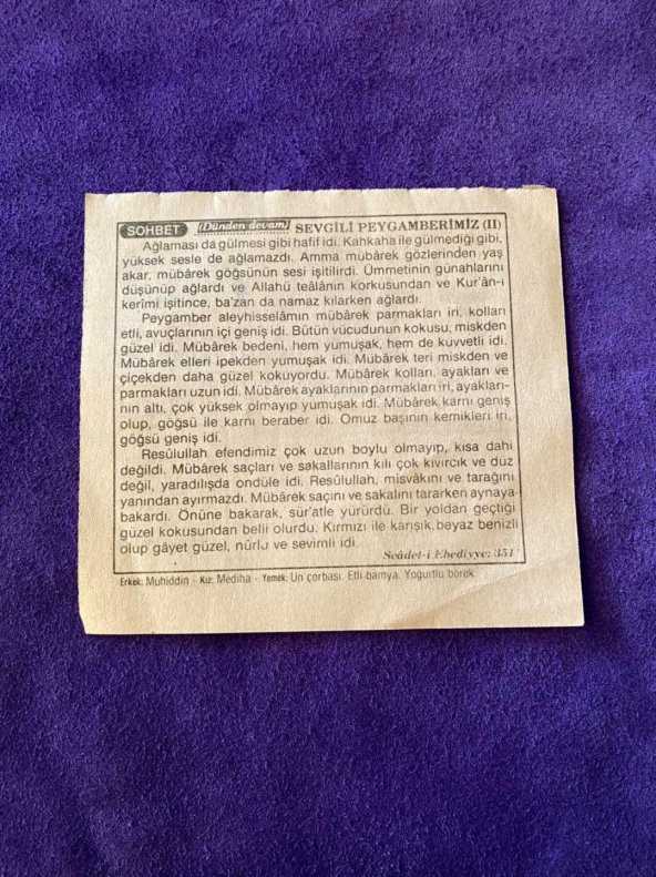 18 Mayıs 1990 Takvim Yaprağı - Nostalji Koleksiyonluk Takvim Yaprağı - Resim 2