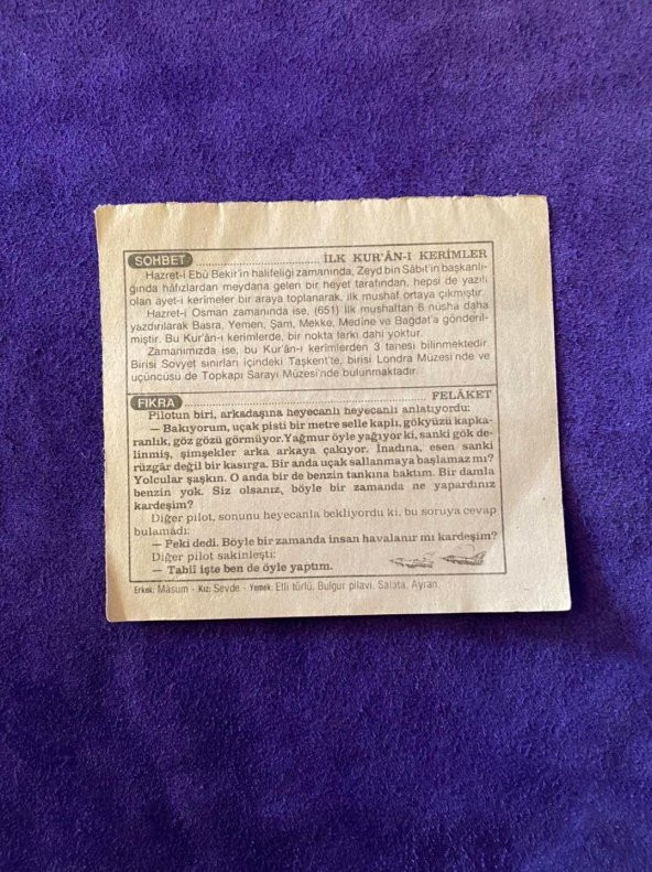 24 Mayıs 1990 Takvim Yaprağı - Nostalji Koleksiyonluk Takvim Yaprağı - Resim 2