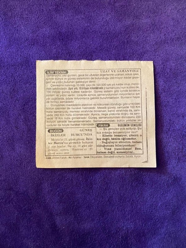 21 Mayıs 1990 Takvim Yaprağı - Nostalji Koleksiyonluk Takvim Yaprağı - Resim 2