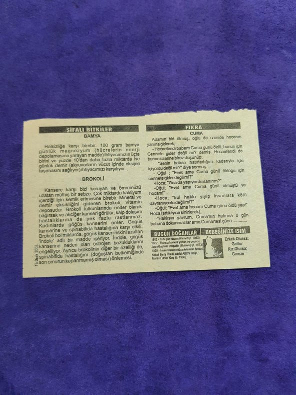 15 Ocak 2008 Takvim Yaprağı - Nostaljik Koleksiyonluk Takvim Yaprağı A - Resim 2