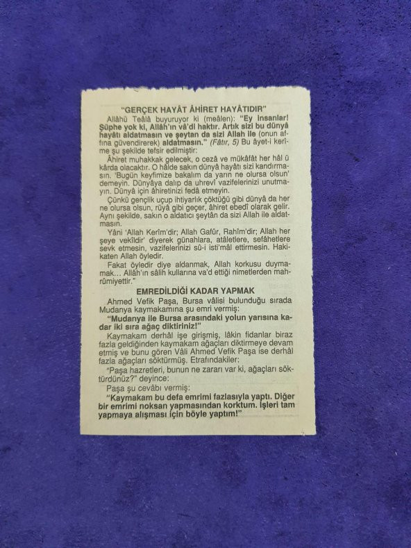 1 Şubat 2008 Takvim Yaprağı - Nostaljik Koleksiyonluk Takvim Yaprağı - Resim 2