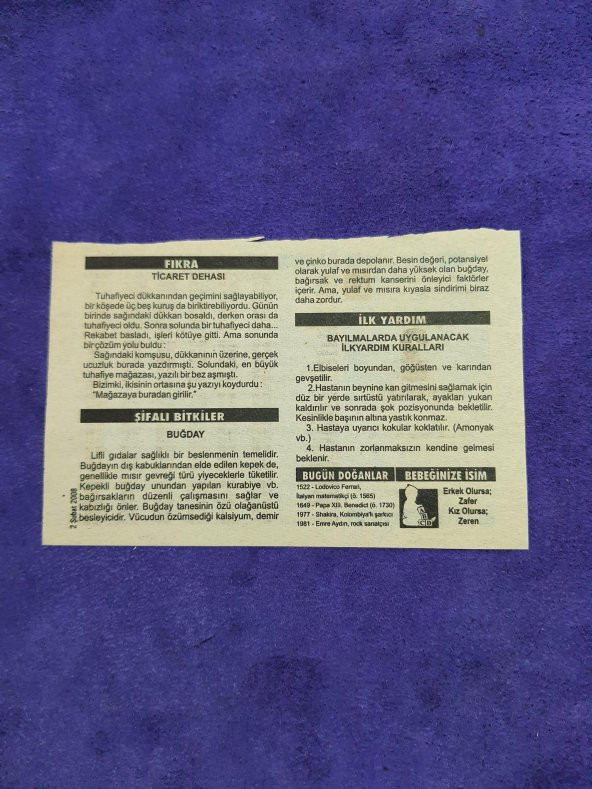 2 Şubat 2008 Takvim Yaprağı - Nostaljik Koleksiyonluk Takvim Yaprağı A - Resim 2