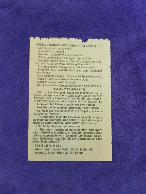15 Şubat 2008 Takvim Yaprağı - Nostaljik Koleksiyonluk Takvim Yaprağı - 2