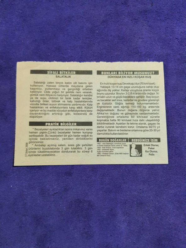 27 Şubat 2008 Takvim Yaprağı - Nostaljik Koleksiyonluk Takvim Yaprağı - Resim 2