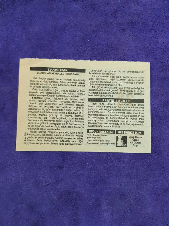 25 Şubat 2008 Takvim Yaprağı - Nostaljik Koleksiyonluk Takvim Yaprağı - Resim 2