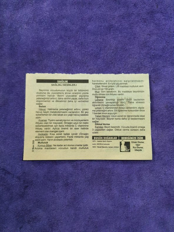 22 Nisan 2008 Takvim Yaprağı - Nostaljik Koleksiyonluk Takvim Yaprağı - Resim 2