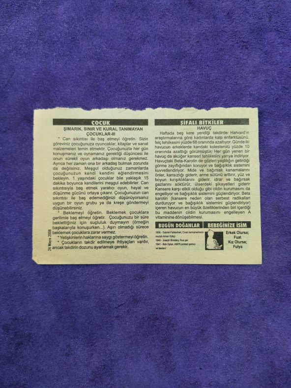 24 Mayıs 2008 Takvim Yaprağı - Nostaljik Koleksiyonluk Takvim Yaprağı - Resim 2