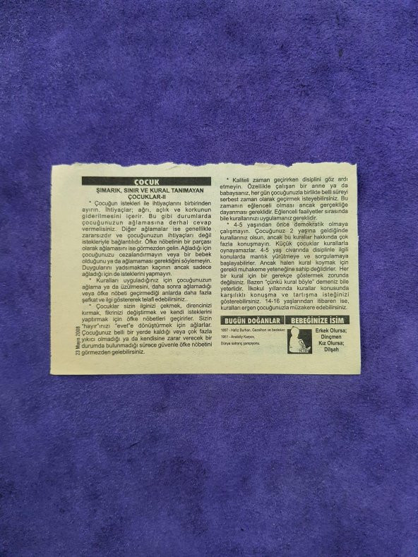 23 Mayıs 2008 Takvim Yaprağı - Nostaljik Koleksiyonluk Takvim Yaprağı - Resim 2