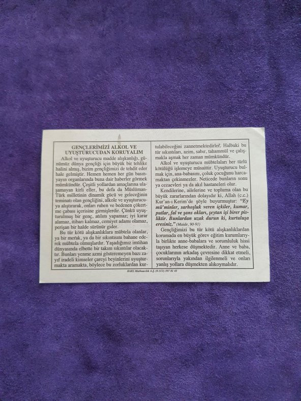 1 Mart 2003 Takvim Yaprağı - Nostaljik Koleksiyonluk Takvim Yaprağı A - 2