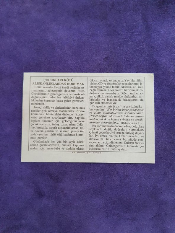 8 Mart 2003 Takvim Yaprağı - Nostaljik Koleksiyonluk Takvim Yaprağı A - Resim 2