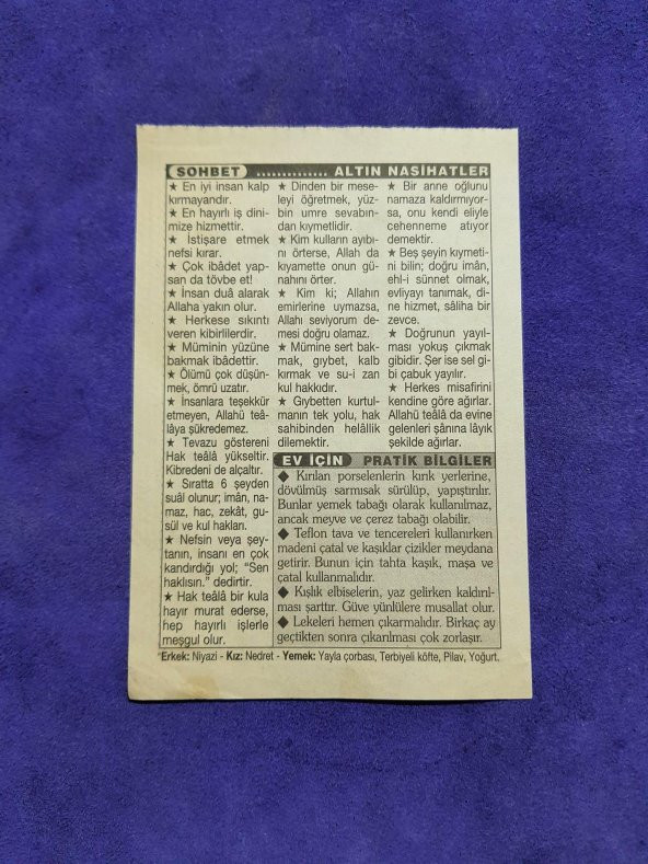 2 Mayıs 2003 Takvim Yaprağı - Nostaljik Koleksiyonluk Takvim Yaprağı - Resim 2