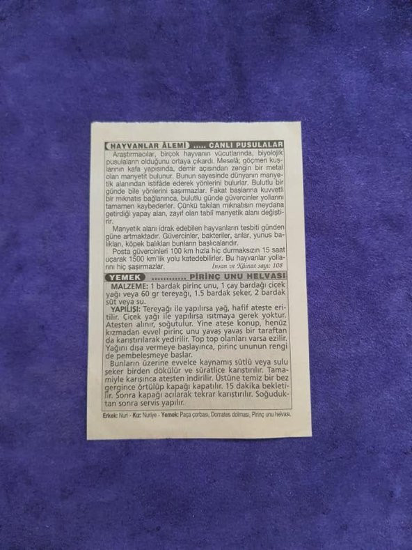 30 Nisan 2003 Takvim Yaprağı - Nostaljik Koleksiyonluk Takvim Yaprağı - Resim 2