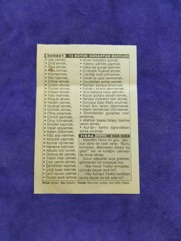 23 Mayıs 2003 Takvim Yaprağı - Nostaljik Koleksiyonluk Takvim Yaprağı - Resim 2