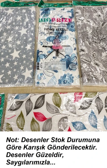 Bigprize Isıya Dayanıklı Keçe Lamineli Ütü Masası Kılıfı, Ütü Bezi (140x52) - 2