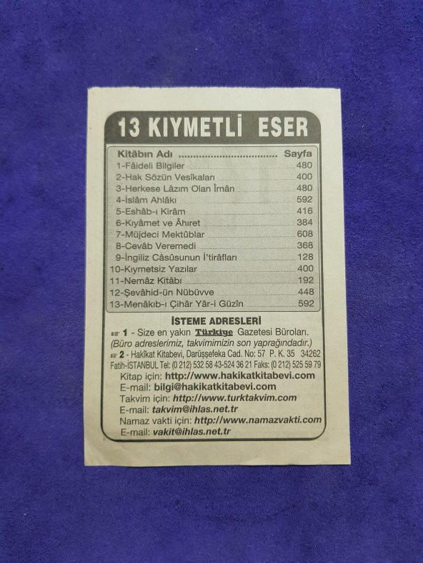 17 Haziran 2003 Takvim Yaprağı - Nostaljik Koleksiyonluk Takvim Yaprağı - Resim 2