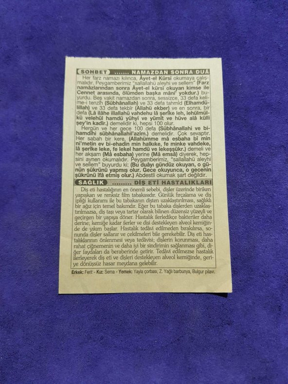 8 Temmuz 2003 Takvim Yaprağı - Nostaljik Koleksiyonluk Takvim Yaprağı - Resim 2