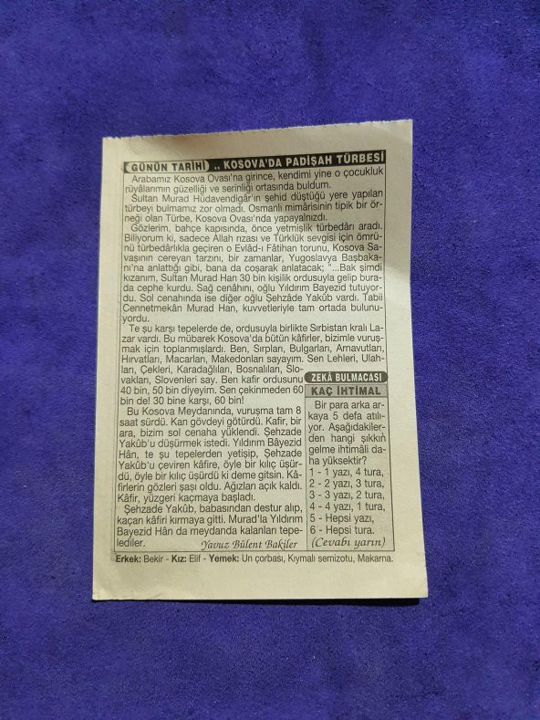9 Ağustos 2003 Takvim Yaprağı - Nostaljik Koleksiyonluk Takvim Yaprağı - Resim 2