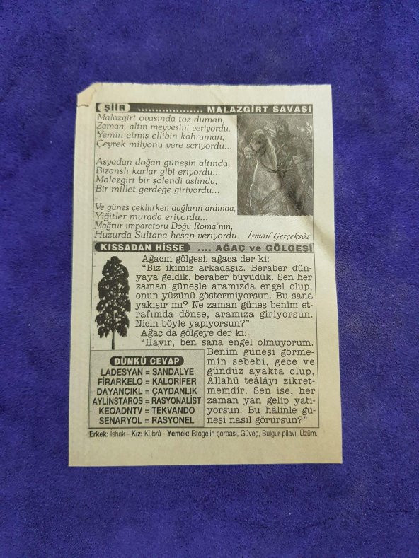 24 Ağustos 2003 Takvim Yaprağı - Nostaljik Koleksiyonluk Takvim Yaprağı - Resim 2