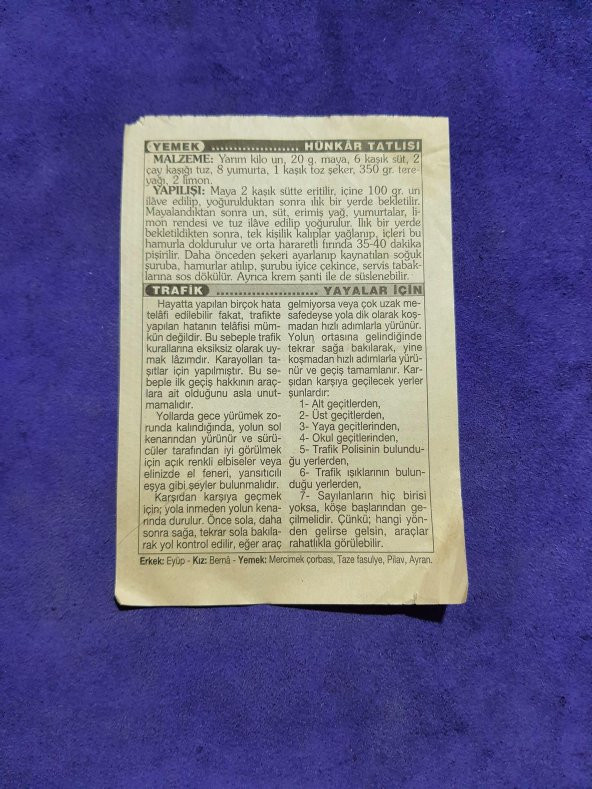 3 Eylül 2003 Takvim Yaprağı - Nostaljik Koleksiyonluk Takvim Yaprağı - Resim 2