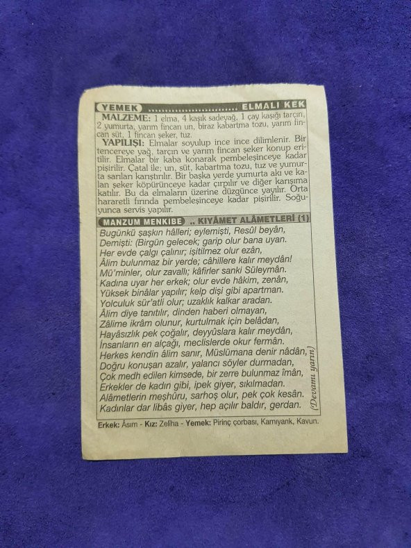 1 Ekim 2003 Takvim Yaprağı - Nostaljik Koleksiyonluk Takvim Yaprağı - Resim 2