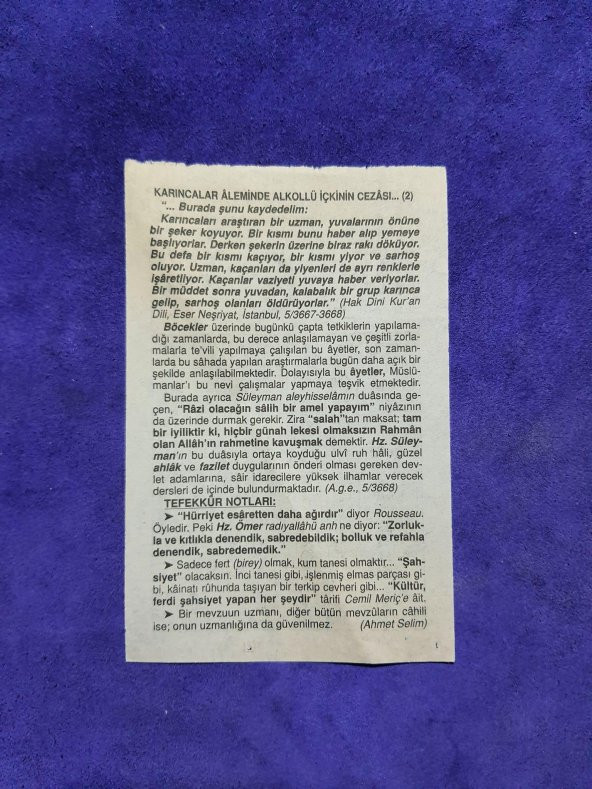 5 Mart 2002 Takvim Yaprağı - Nostalji Koleksiyonluk Takvim Yaprağı A - Resim 2