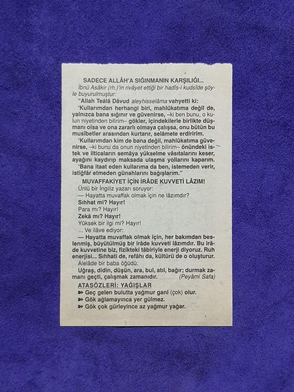 9 Nisan 2002 Takvim Yaprağı - Nostalji Koleksiyonluk Takvim Yaprağı A - Resim 2
