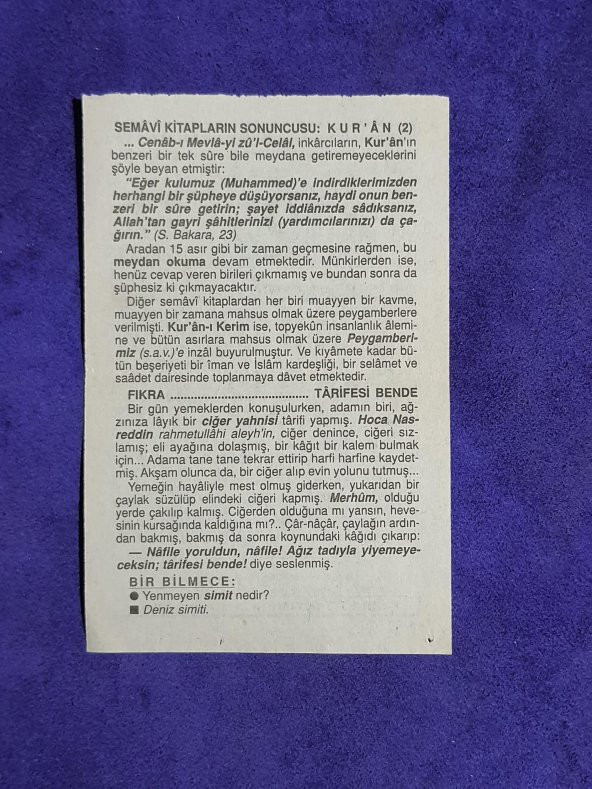 27 Temmuz 2002 Takvim Yaprağı - Nostalji Koleksiyonluk Takvim Yaprağı - 2