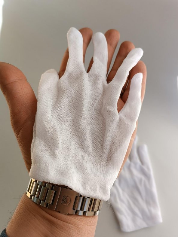 Öğrenci İş Teknik Etkinlik Eldiveni Beyaz 25 Çift - 6