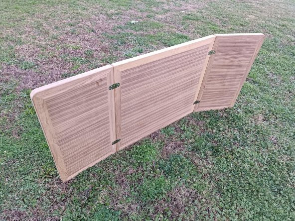 Prestige PR5SA Katlanabilir Ahşap Kokpit Masası 148x66x3cm - 12