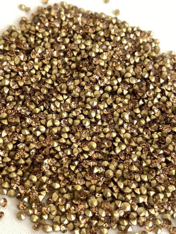 Kübik Sarı Zirkon Taşı 2mm 10 Gram (~1000 Adet) - 2