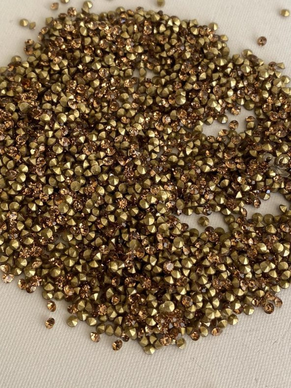 Kübik Sarı Zirkon Taşı 2mm 10 Gram (~1000 Adet) - 3