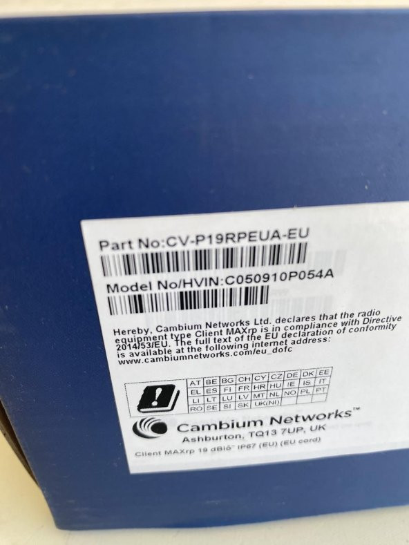 Cambium cnVision MAXrp Kablosuz Kamera Görüntü Aktarıcı CV-P19RPEUA-EU - 5