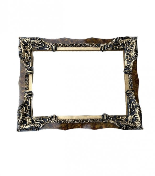 Dekoratif İşlemeli Ahşap Çerçeve 86x66cm 007 ürün görseli