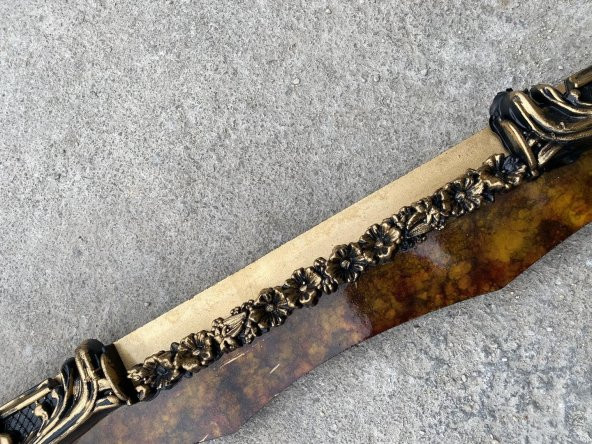 Dekoratif İşlemeli Ahşap Çerçeve 86x66cm 007 - Resim 4