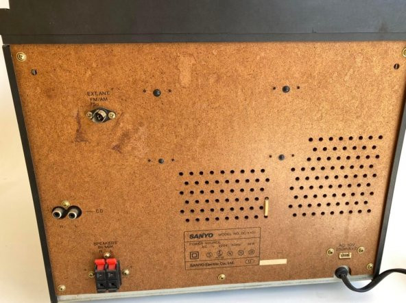 Sanyo DC-X100 Radyo Kaset Pikap Çalar Müzik Seti 2. El B10 - 6