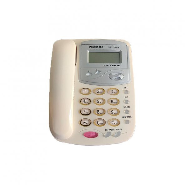 Panaphone KX-T2838LM Masaüstü Kablolu Ev Telefonu (Beyaz)