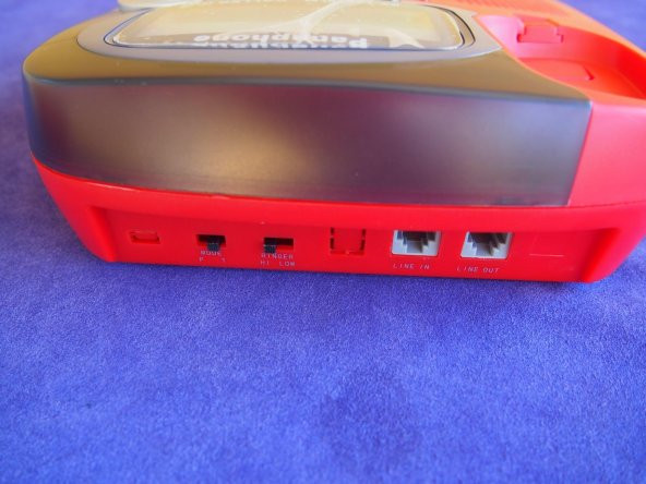 Panaphone KX-T2838LM Çift Renk Masaüstü Kablolu Ev Telefonu (Kırmızı) - 8