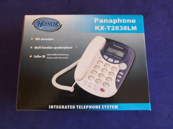 Panaphone KX-T2838LM Çift Renk Masaüstü Kablolu Ev Telefonu (Kırmızı) - 10