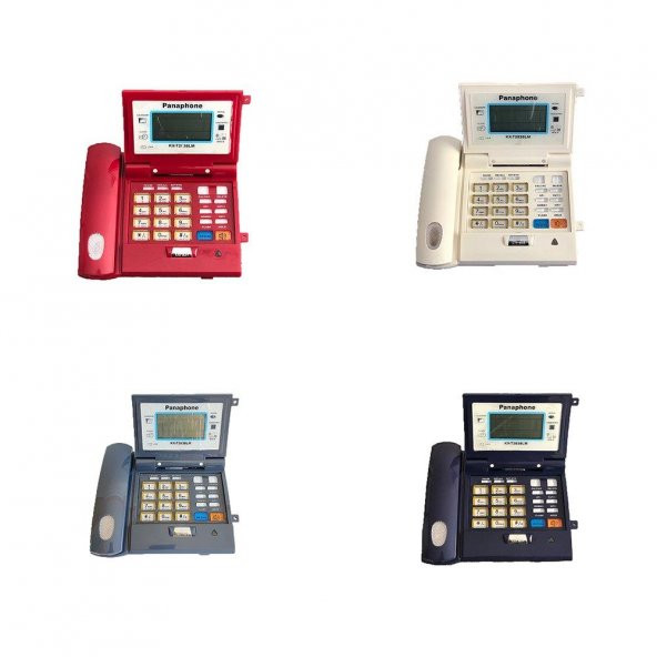 Panaphone KX-T2838LM Kapaklı Masaüstü Kablolu Ev Telefonu (Gri) - 7