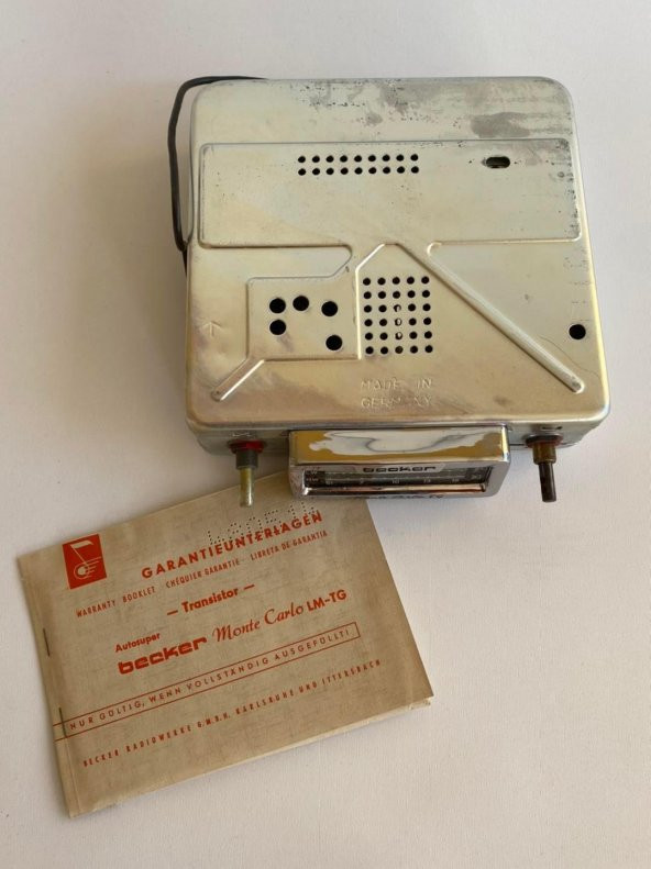 Becker Monte Carlo TG Klasik Otomobil Radyosu - 5