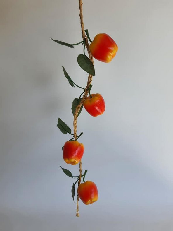 Yapay Biber - Dekoratif Dal Meyve Sebze (1 Salkım) - 2